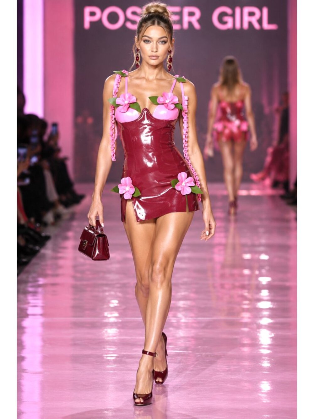 POSTER GIRL Annamaria Latex Dress Size XS NEW